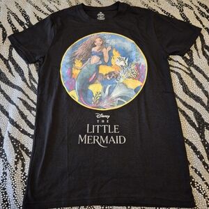Disney The Little Mermaid Black T-Shirt